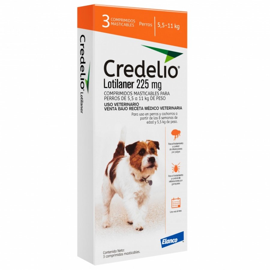 Credelio 225 MG X 3 (5,5 - 11 KG) Antiparasitarios, , large image number null