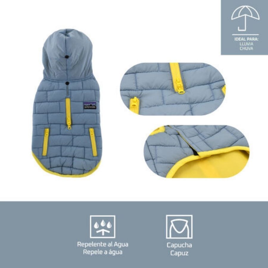Outech parka impermeable color gris para perros, , large image number null