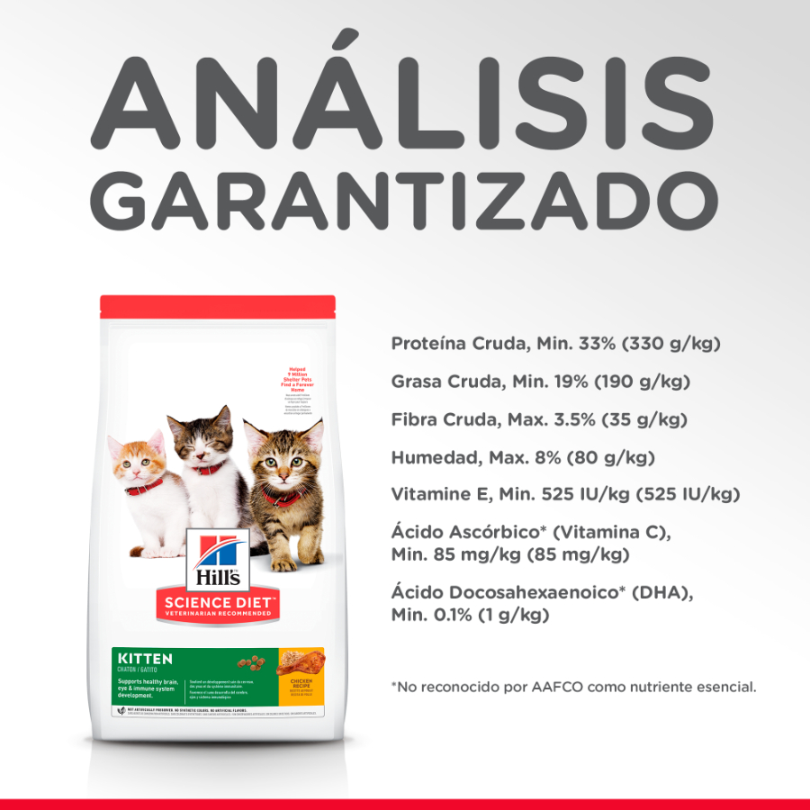 Hills Kitten Healthy Development alimento para gato, , large image number null