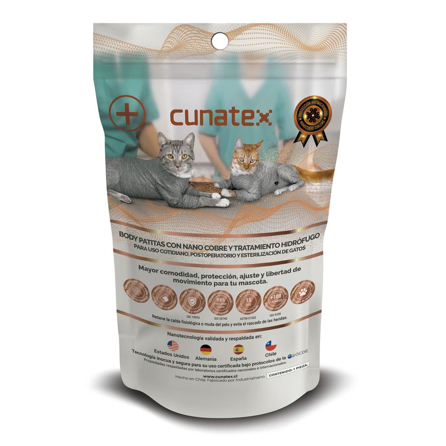 Body nano cobre completo y esterilizaci&oacute;n para gatos, , large image number null