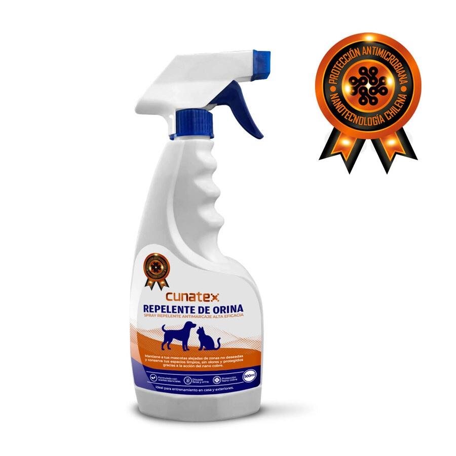 Cunatex Repelente De Orina Con Nano Cobre Para Mascotas 500Ml