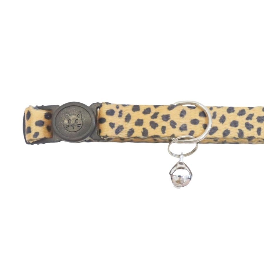 Collar con estampado de leopardo para gatos, , large image number null