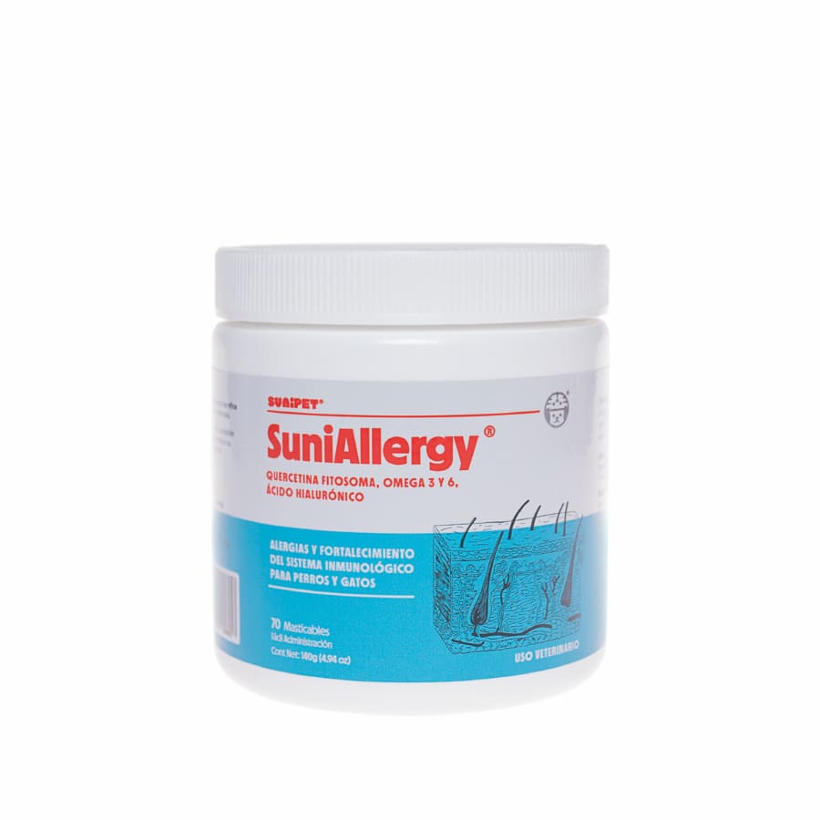 SuniAllergy - Suplemento alimenticio para las articulaciones de perros y gatos 140 GR