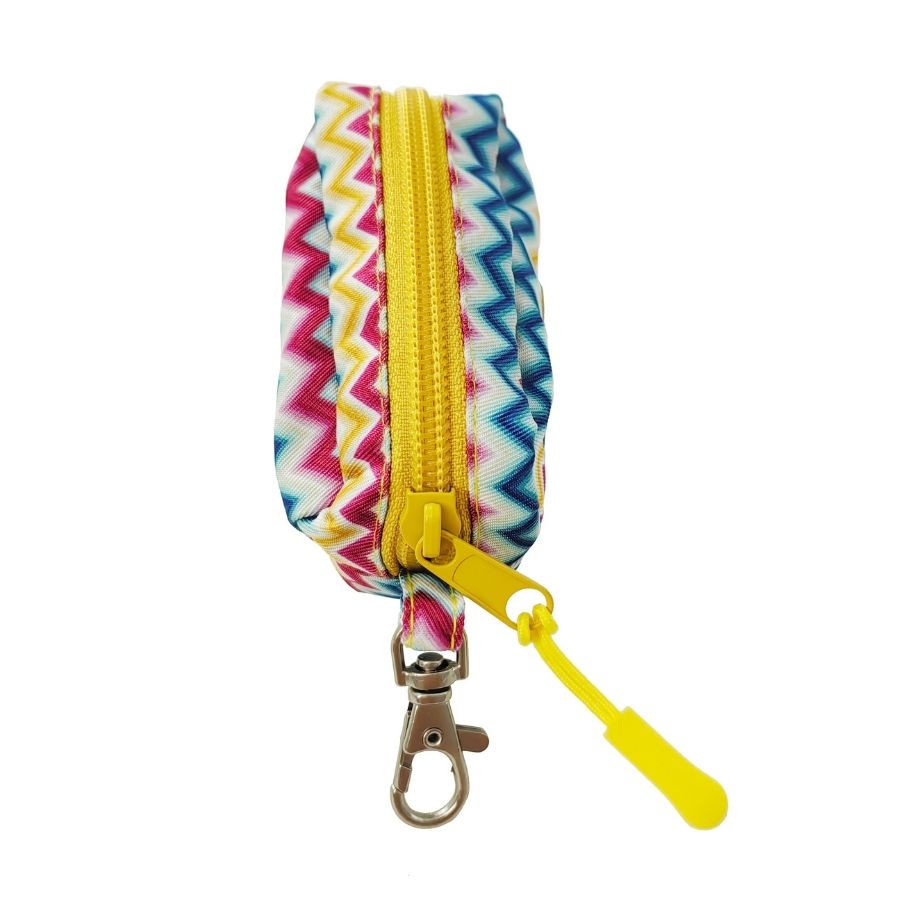 Porta bolsas con diseño de zig-zag multicolor, , large image number null