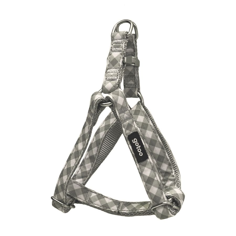 Arnés con estampado Vichy para perros, , large image number null