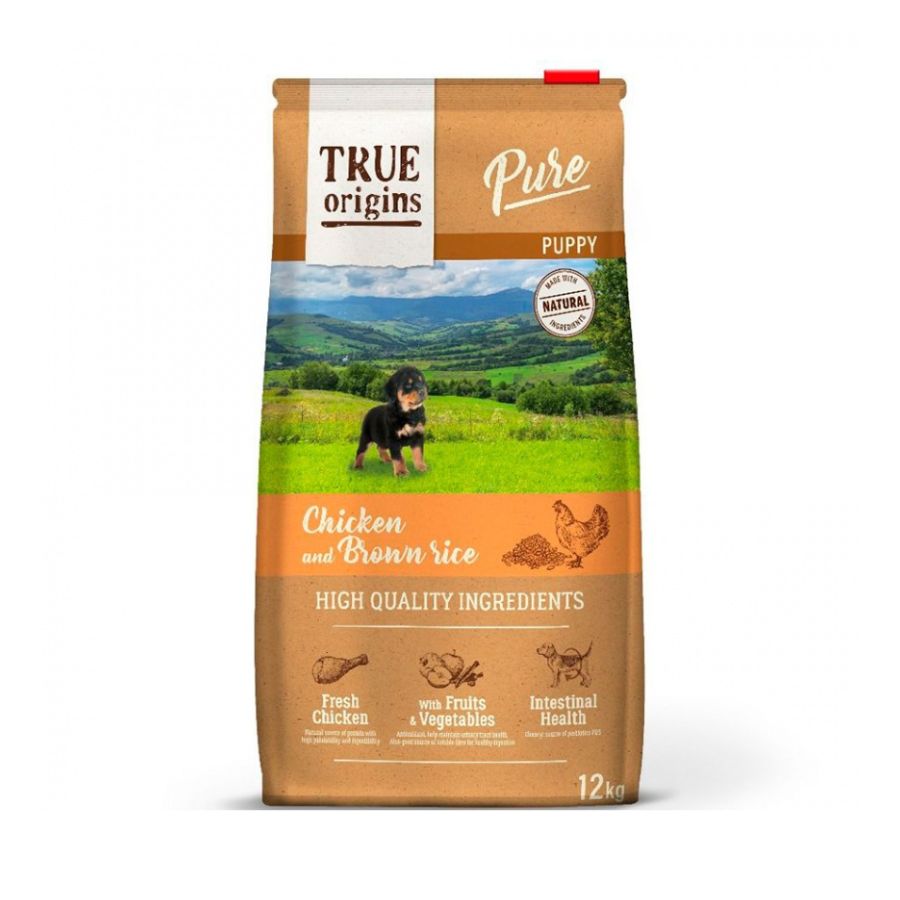 True Origins Pure Dog Puppy Chicken alimento para perro, , large image number null