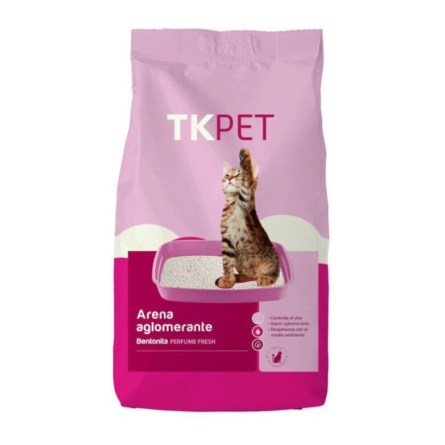 Arena para gatos aglomerante bentonita fresh 10KG