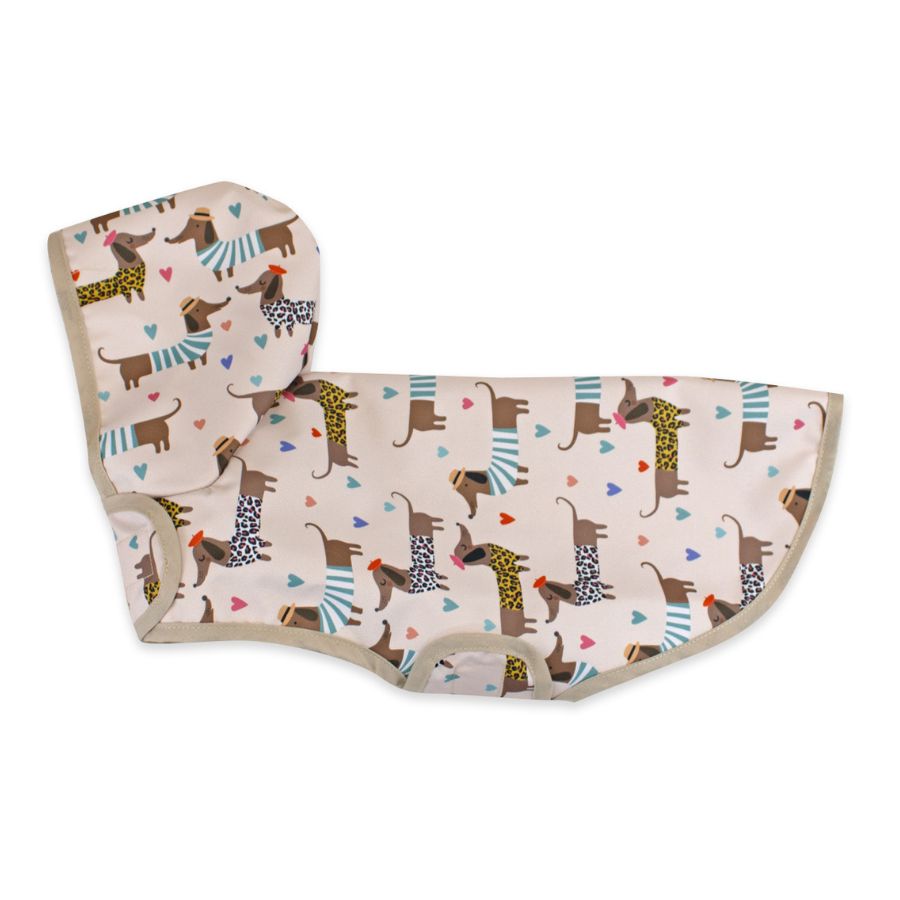 Outech impermeable capa teckel para perros