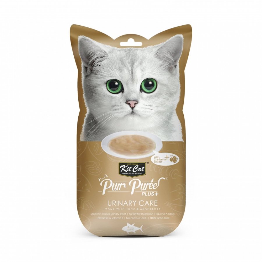 Kit-cat purr puree plus+ urinary care (tuna) 60 GR, , large image number null