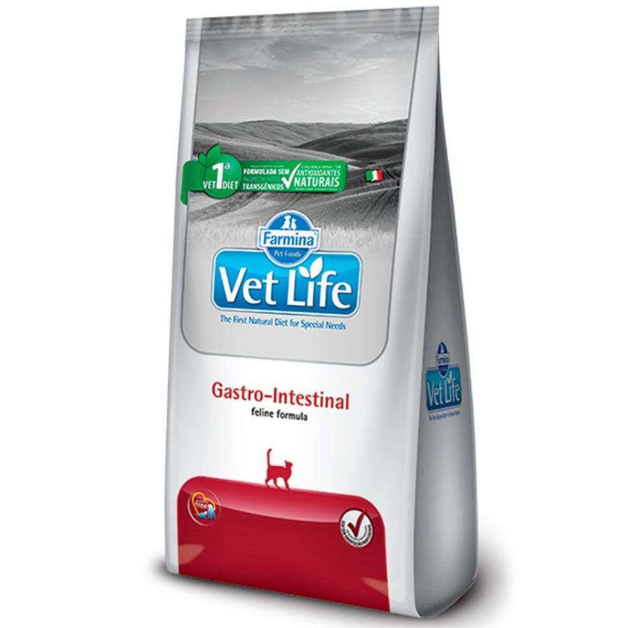 Vetlife Farmina Alimento Seco Medicado Gastrointestinal Gato, , large image number null