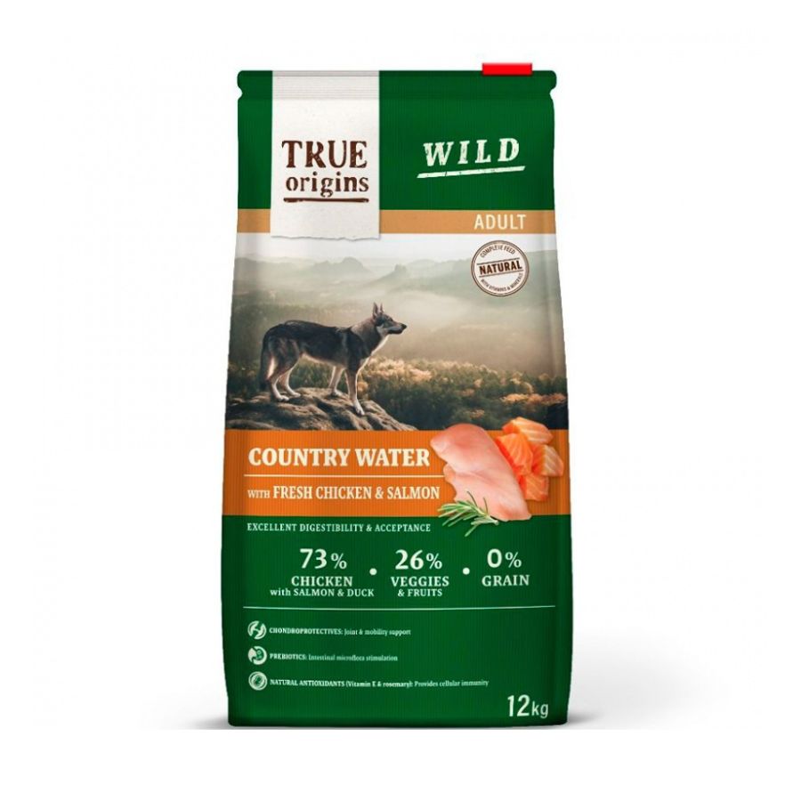 True Origins Wild Dog Adult Country Water alimento para perro, , large image number null