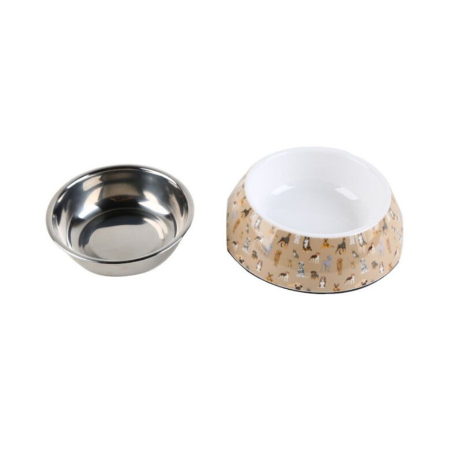 Leeby dog premium dog breeds bowl, , large image number null
