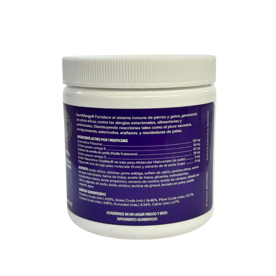 SuniAllergy - Suplemento alimenticio para las articulaciones de perros y gatos 140 GR, , large image number null