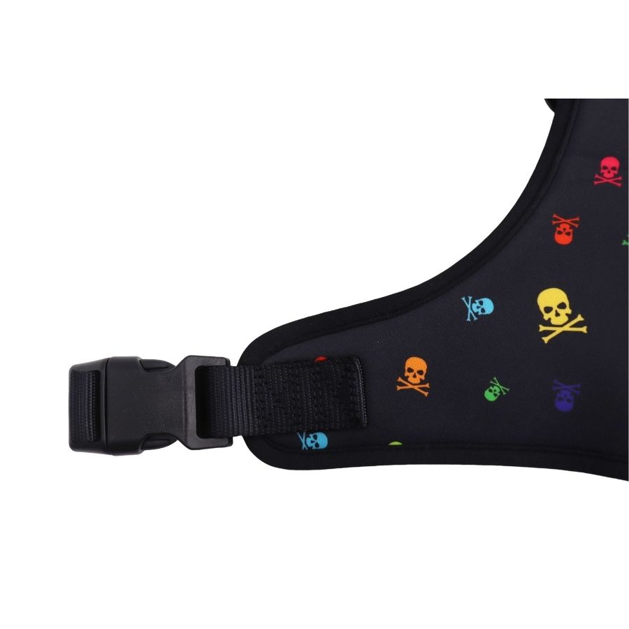 Arnés de pecho con diseño de calaveras para perros, , large image number null