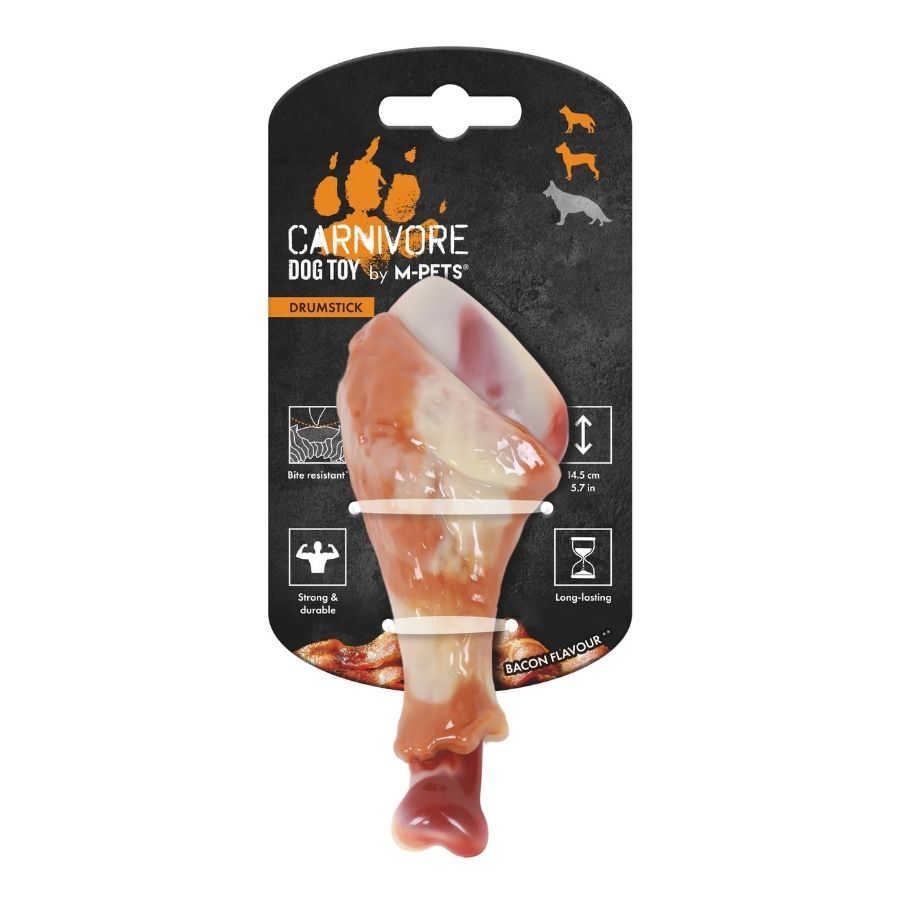 Muslo de juguete para perros carnivore - sabor tocino