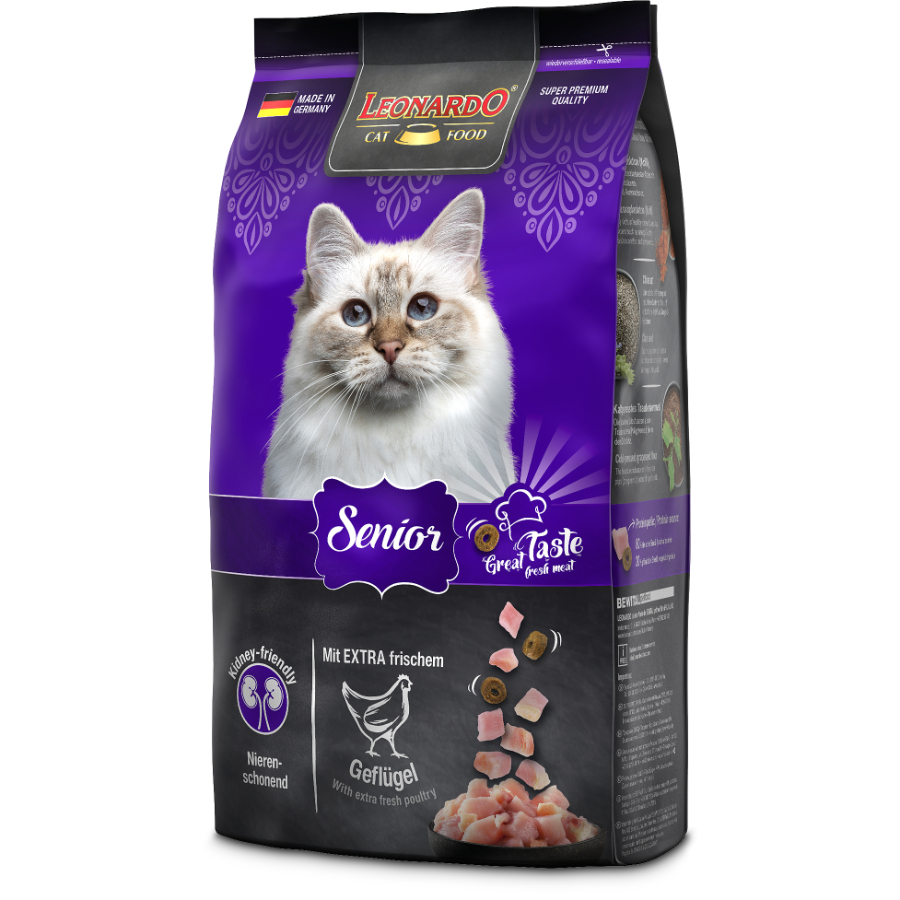 Leonardo Adult Senior alimento para gato, , large image number null