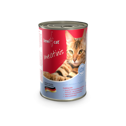 Bewicat latas meatinis rico en salmon alimento húmedo para gatos, , large image number null