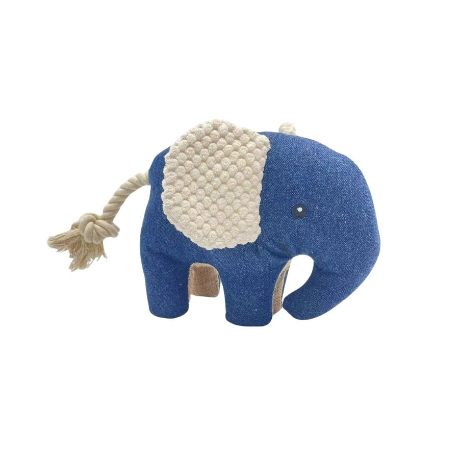 Peluche Elefante Denim para perros