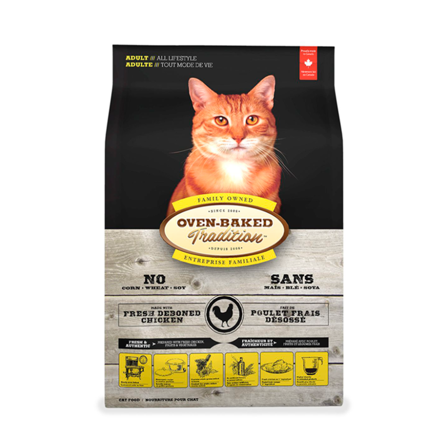 Oven Baked Tradition Chicken Adult Cat Food / All Lifestyle alimento para gato, , large image number null