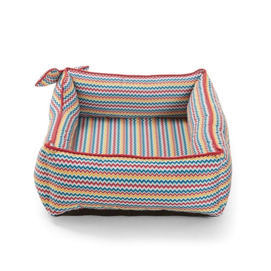 Leeby dog premium bed zigzag, , large image number null