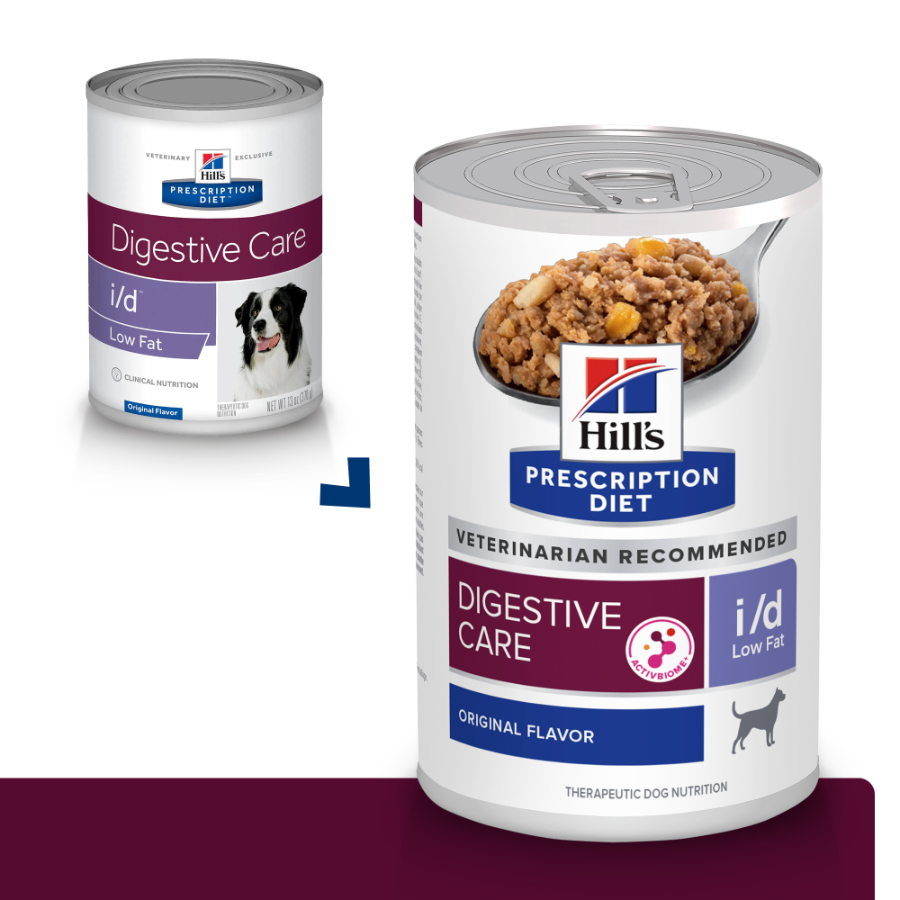 Hills lata canine i/d cuidado digestivo bajo en grasa alimento húmedo para perros 370 GR, , large image number null