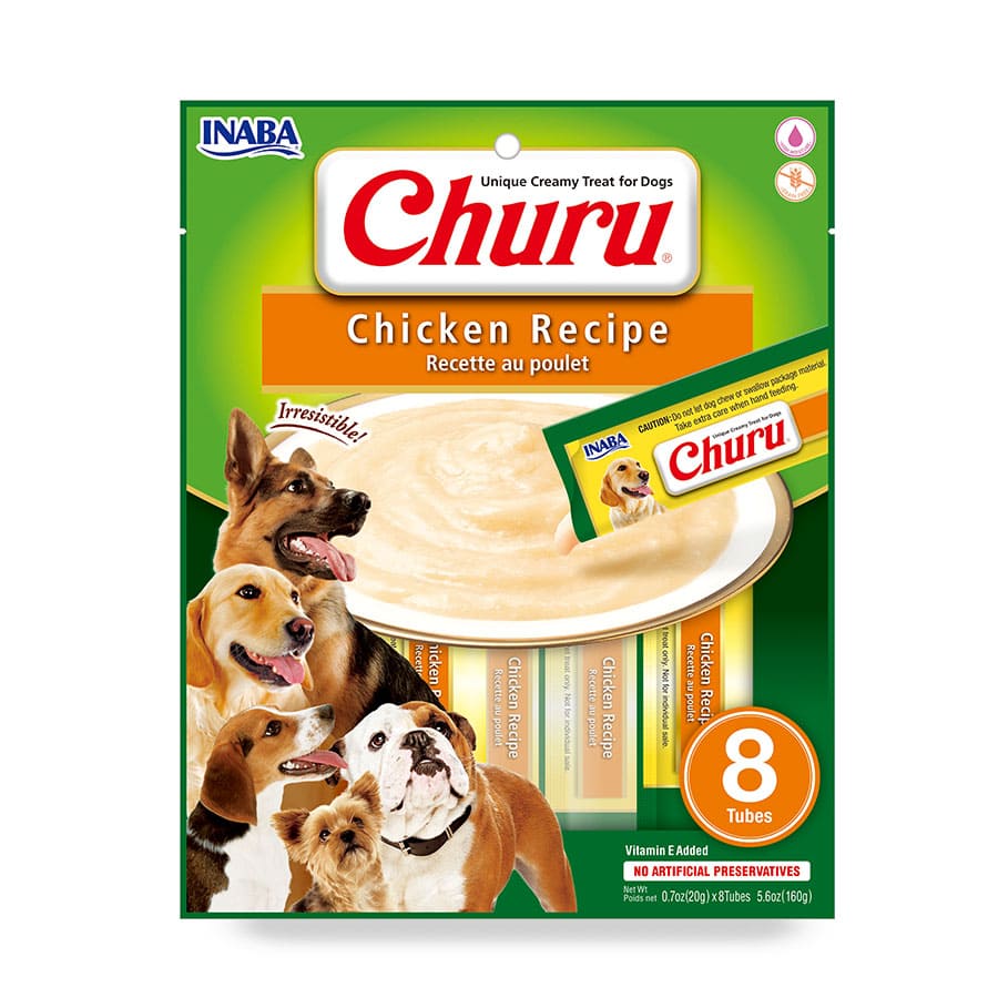 Churu perro 8p pollo 20GR x 8 160GR
