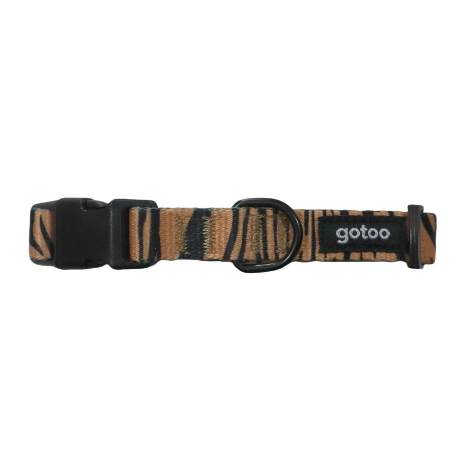 Collar con estampado animal print ajustable para perros, , large image number null