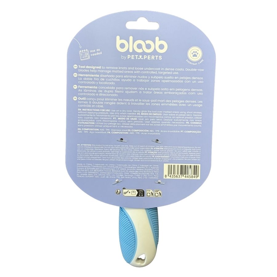 Bloob cepillo herramienta desenredante para perros, , large image number null