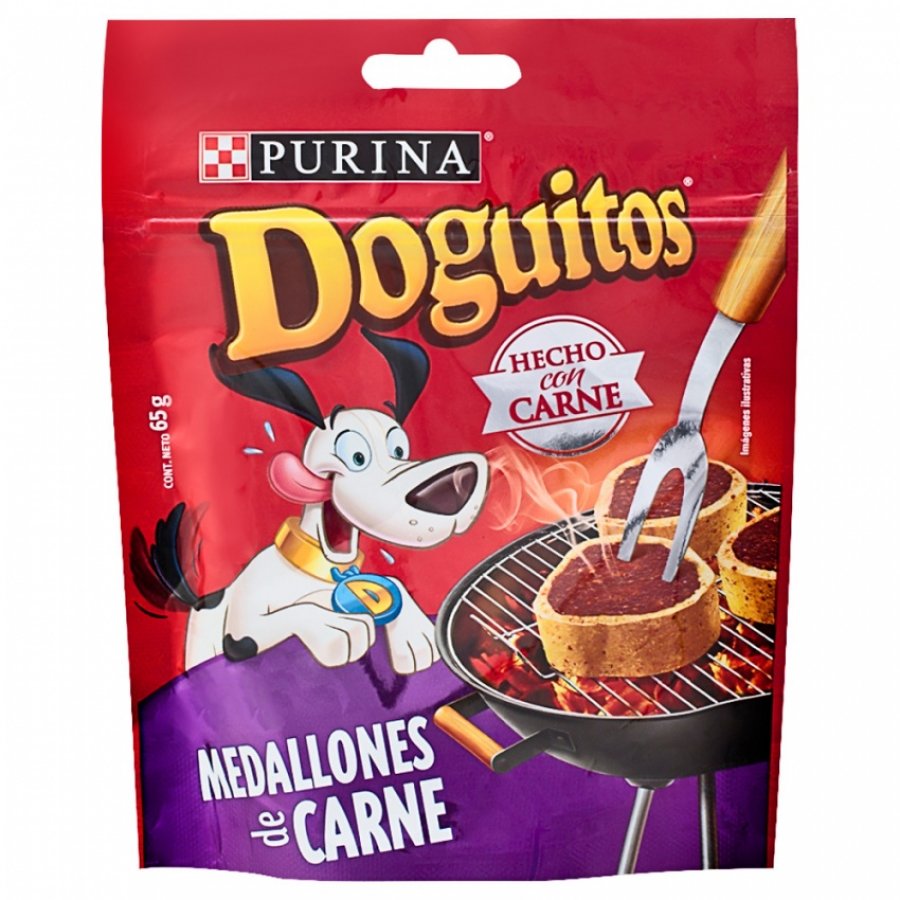 Doguitos medallones de carne 1 un., , large image number null