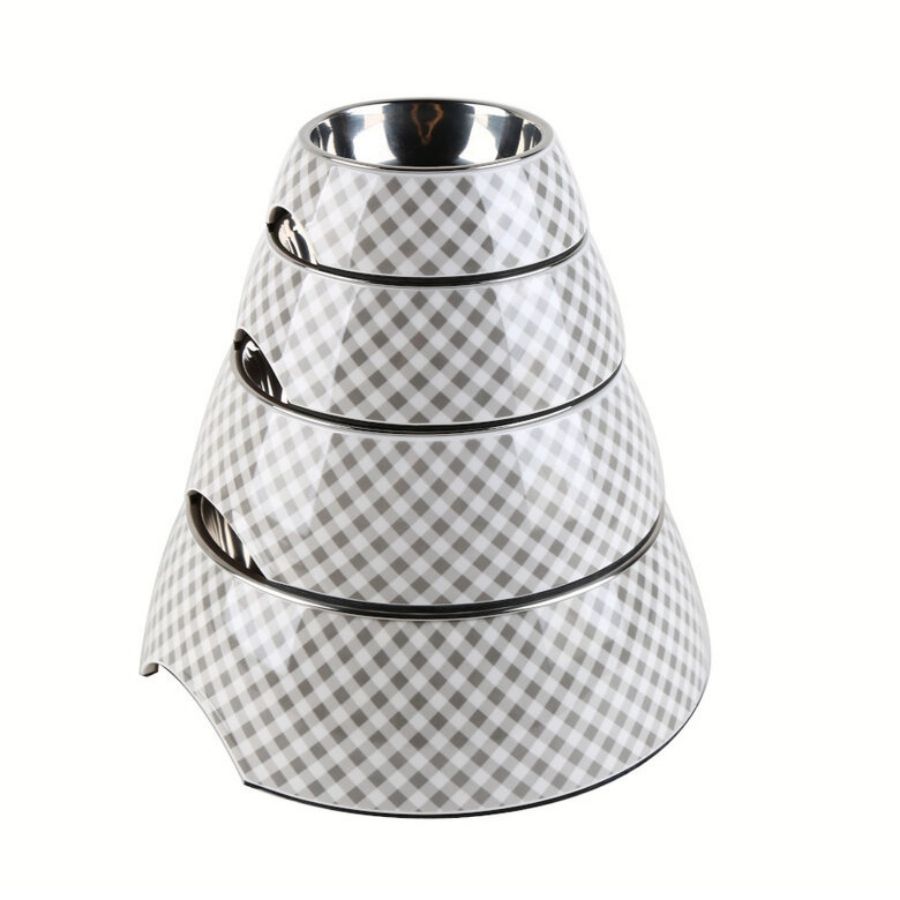 Leeby dog premium greyvichy bowl, , large image number null