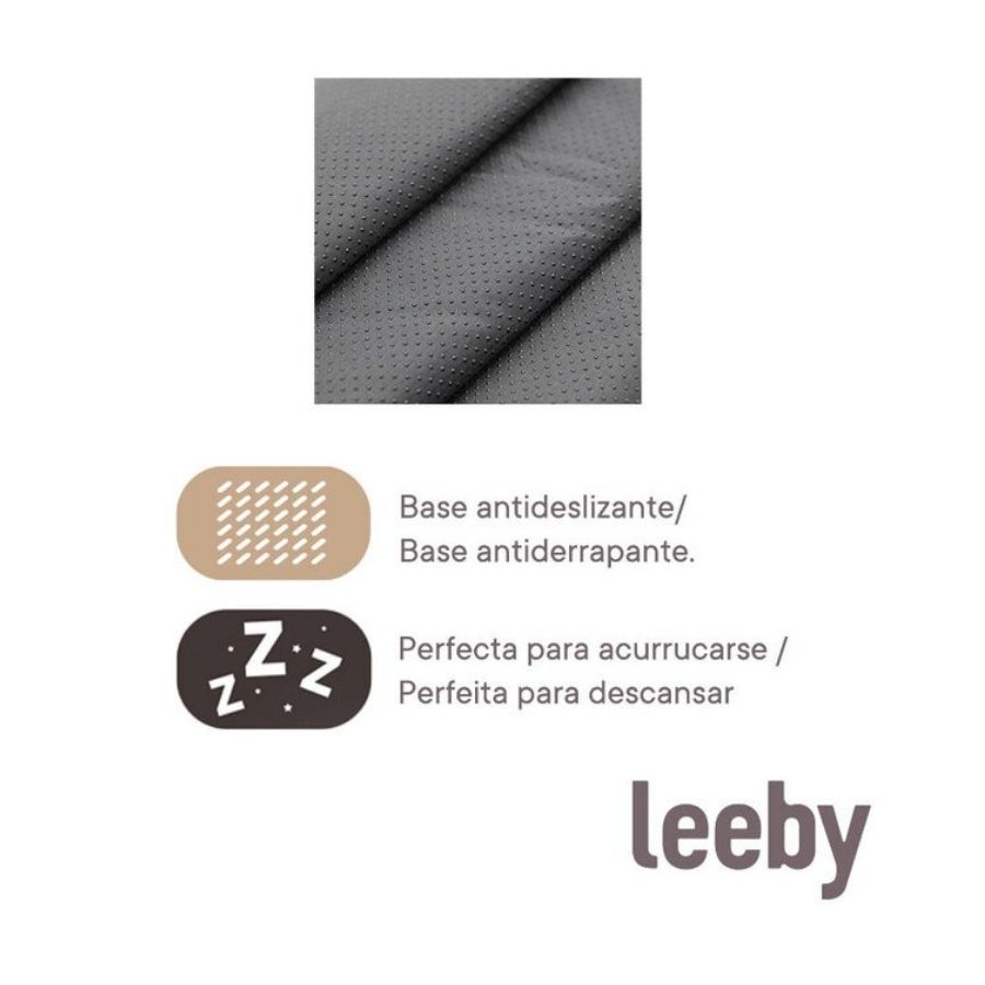 Leeby Cojín Acolchado Beige con Comics para perros, , large image number null