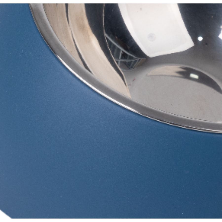 Leeby comedero para gatos 300ml azul pl&aacute;stico/acero inox, , large image number null