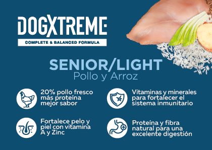 Dogxtreme Senior Light pollo y arroz alimento para perros, , large image number null