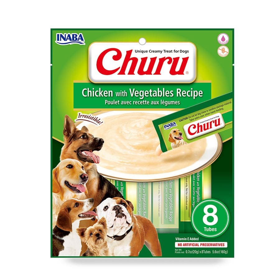 Churu perro 8p pollo con vegetales 20GR x 8 160GR