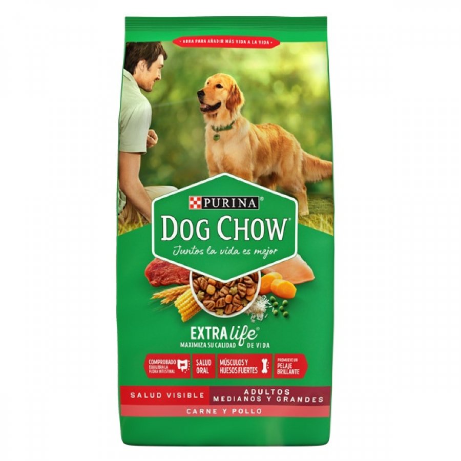 Dog Chow Adulto Medianos Y Grandes - Carne Pollo alimento para perro, , large image number null