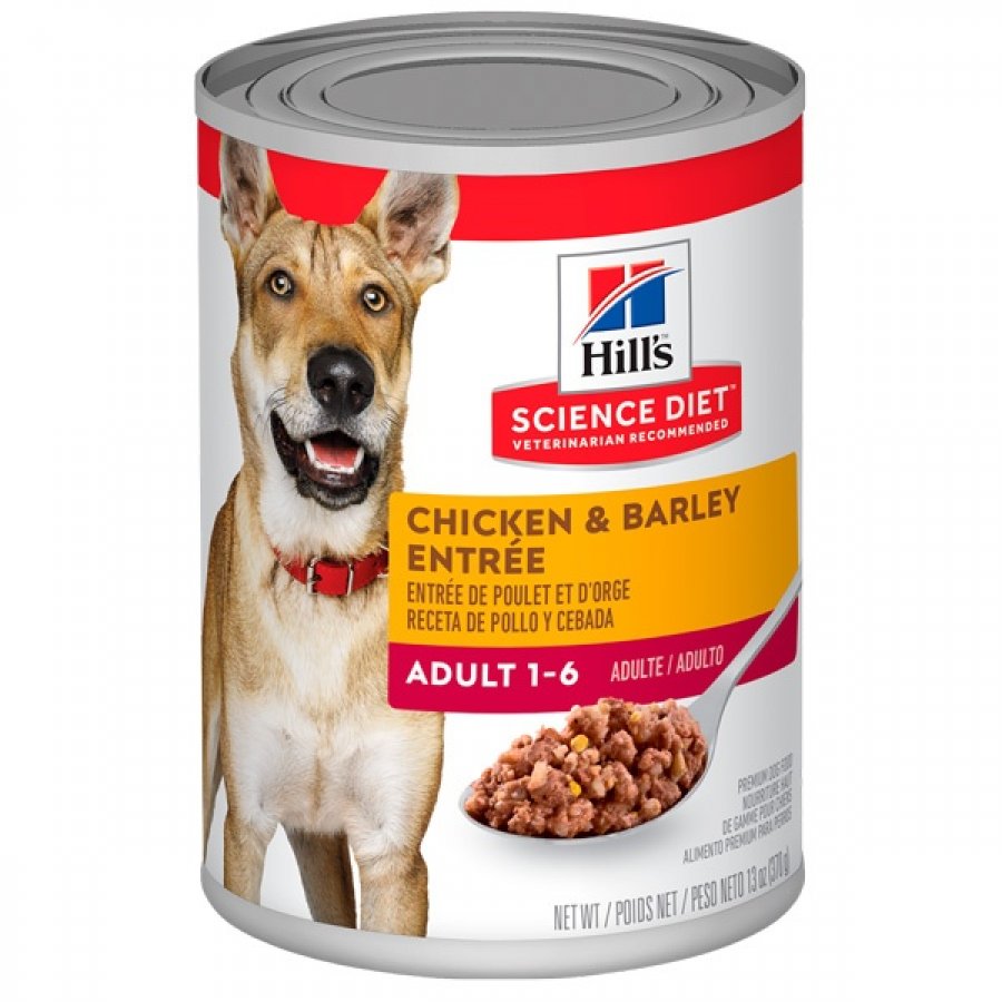 Hills Canine lata Adult pollo alimento húmedo para perros 370 GR