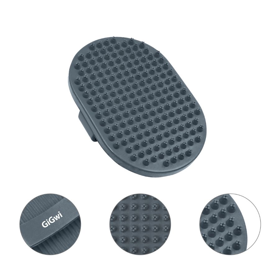 Gigwi cepillo de ba&ntilde;o para perros para masajes relajantes, , large image number null