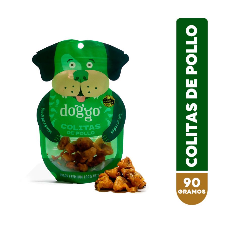Doggo Snack premium para perros de colitas de pollo 90GR