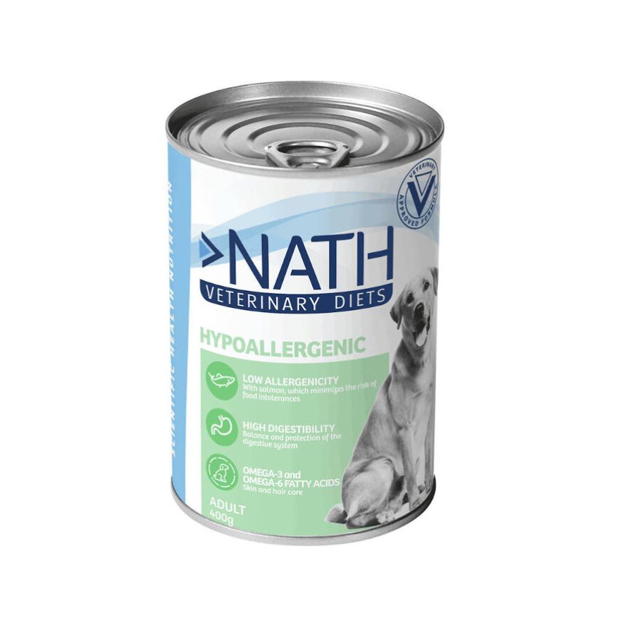 Nath vetdiet hypoallergenic alimento para perros 400GR