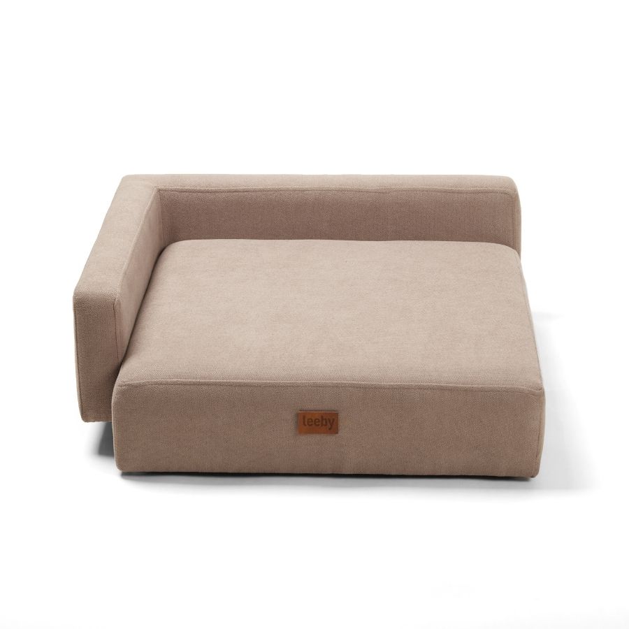 Leeby dog deluxe minimal natural  sofa taupe, , large image number null