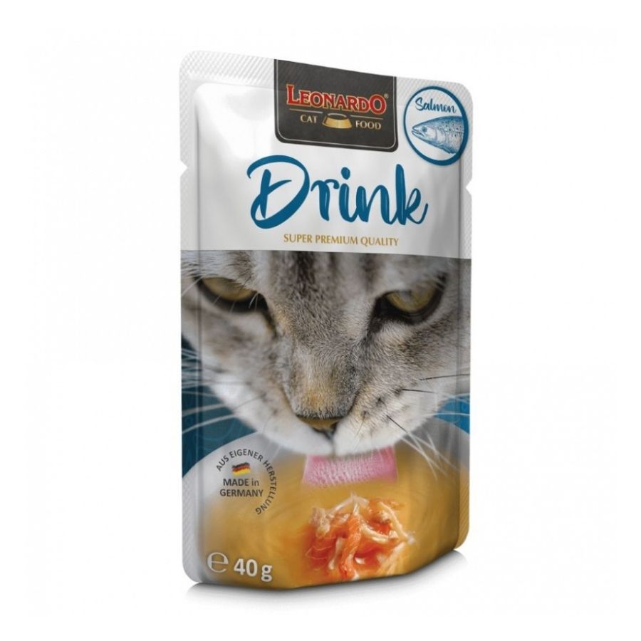 Leonardo drink pollo y salmón 40 GR alimento para gato, , large image number null