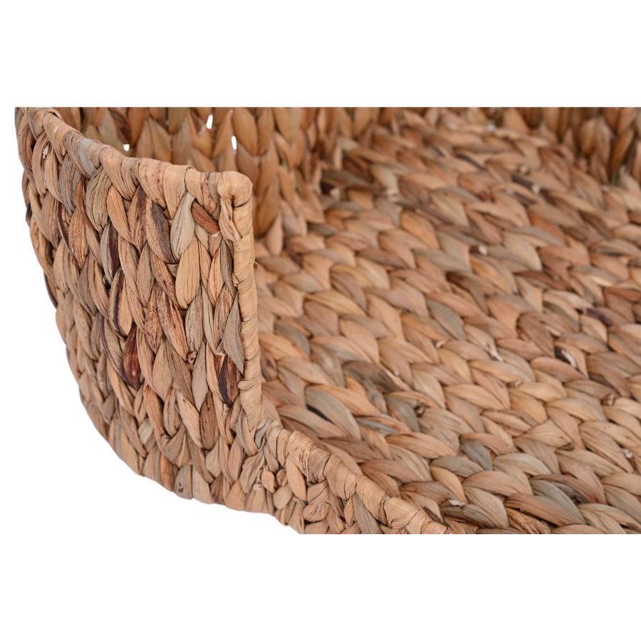 Leeby dog deluxe bone bed seagrass, , large image number null