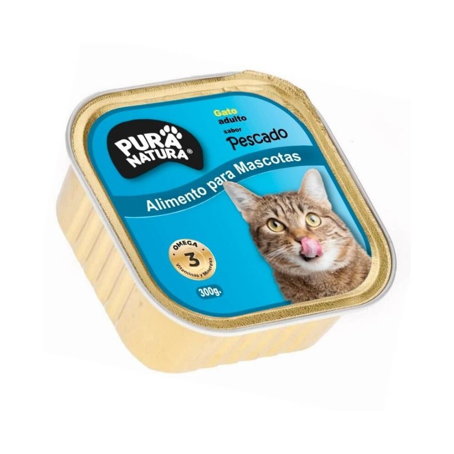 Alimento húmedo para gatos adultos sabor pescado, , large image number null