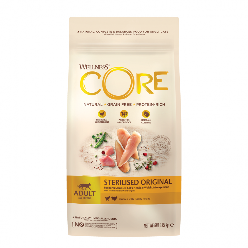 Wellness Core Cat Sterilised Chicken & Turkey alimento para gato