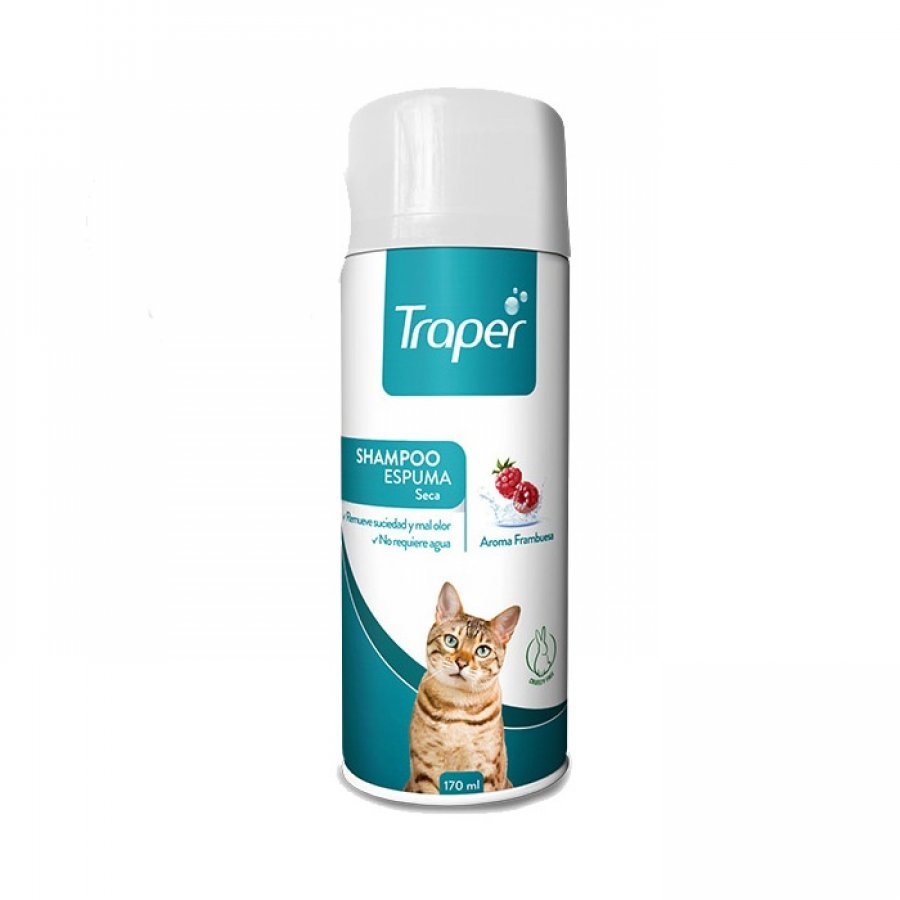 Shampoo espuma seca gato (170 ML), , large image number null