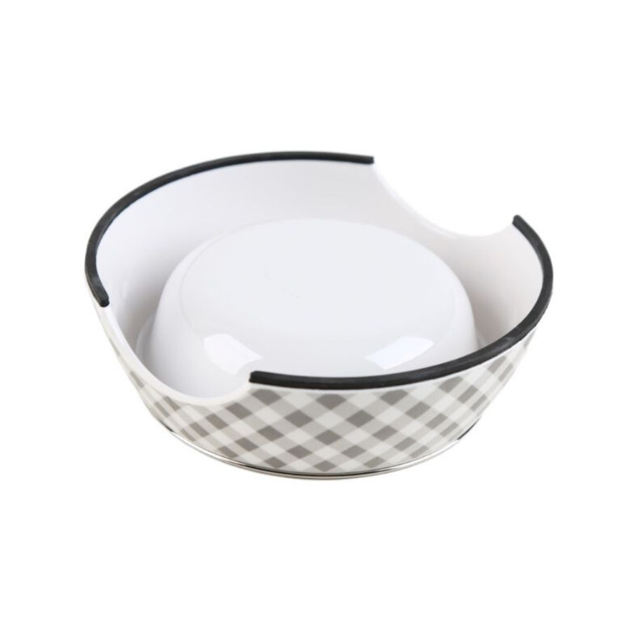 Leeby dog premium greyvichy bowl, , large image number null