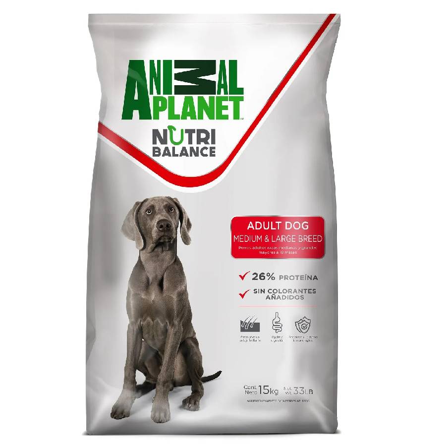 Animal Planet Adulto Razas Medianas Y Grandes alimento para perro, , large image number null