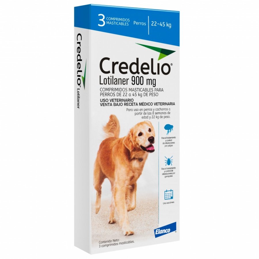 Credelio 900 MG (22 - 45 KG) Antiparasitarios