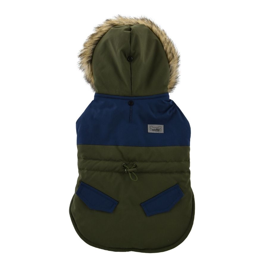 Outech abrigo impermeable color verde oliva para perros