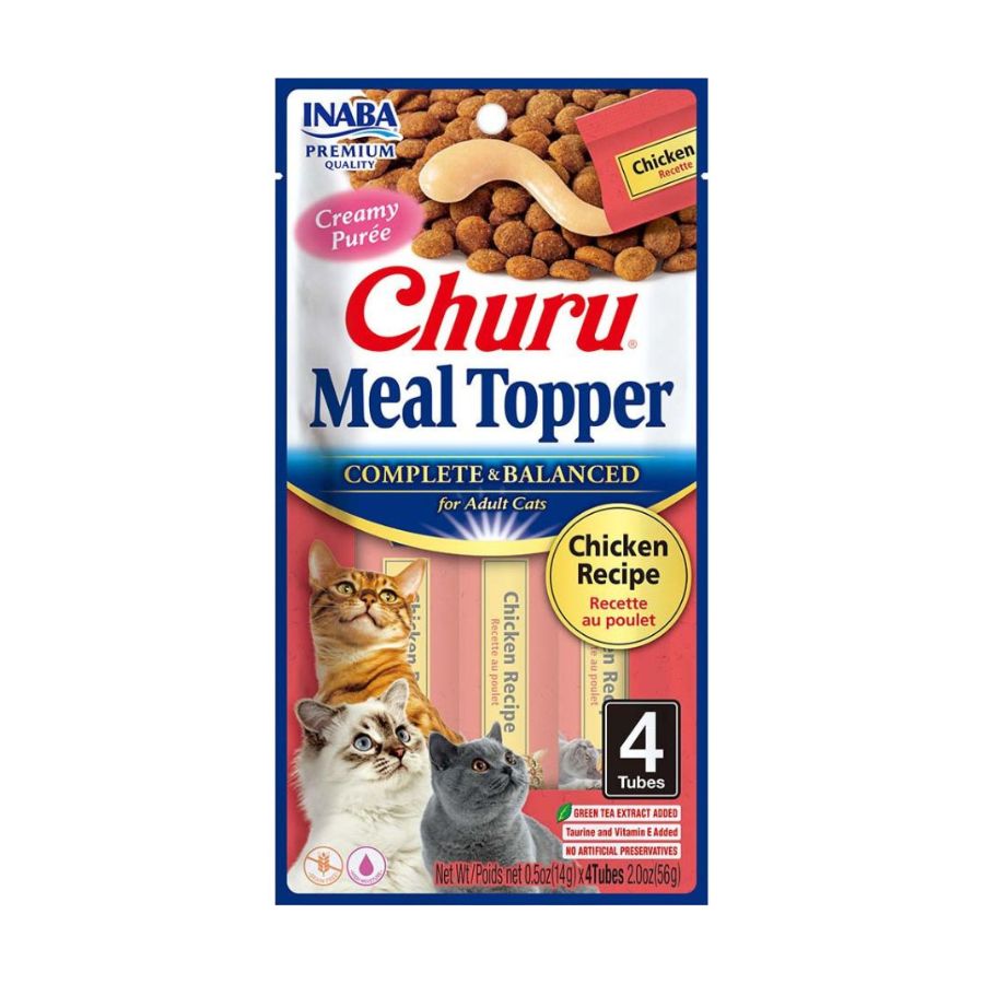Churu meal topper pollo - gato 56GR snack para gatos, , large image number null